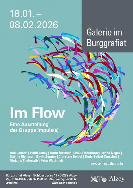 Plakat Ausstellung 2026 im Flow